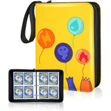 a yellow case with balloons and a black strap with text: 'PORENON'