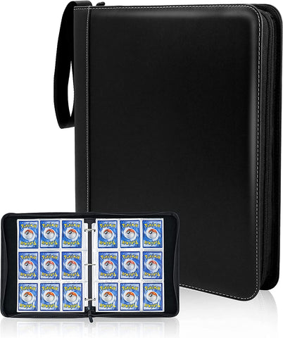 CLOVERCAT Waterproof Trading Card Binder, Storage Book with 3 Rings, 7 CloverCat Toys CLOVERCAT Waterproof Trading Card Binder, Storage Book with 3 Rings, 7 CloverCat Toys