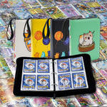 a group of cards in a case with text: 'a Energy yo Fire Blast as an Snorlax'