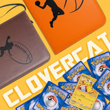 a group of bags and cards with text: 'Pikachu Meal Time coin you get for draw card. Gnaw 20 --- CLOVERCAT'