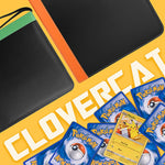 a group of cards and a wallet with text: 'Pikachu Meal Time coin you For draw Gnaw 20'